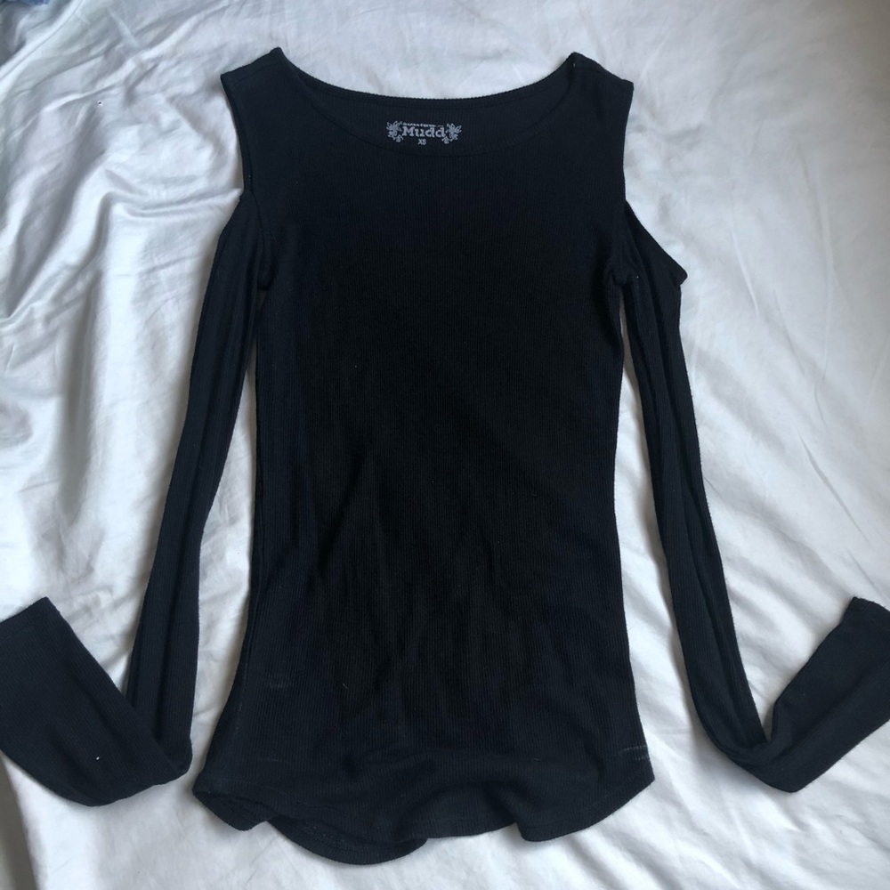 Mudd off the shoulder long sleeve